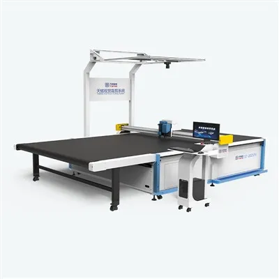 Máquina cortadora de tela de una sola capa con CCD Vision